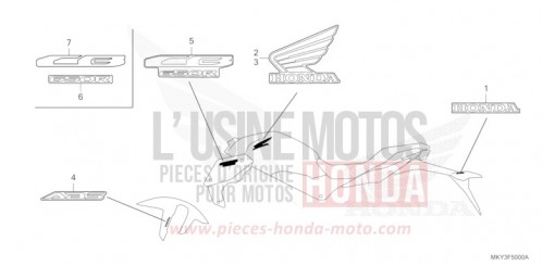 MARK (CB650RA) CB650RAP de 2023